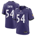 Jovaughn Gwyn Baltimore Ravens Game Jersey - Purple