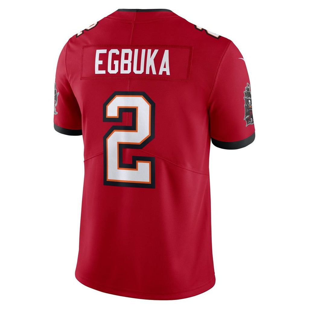 Emeka Egbuka Tampa Bay Buccaneers Vapor Untouchable Stitched Limited Jersey - Red