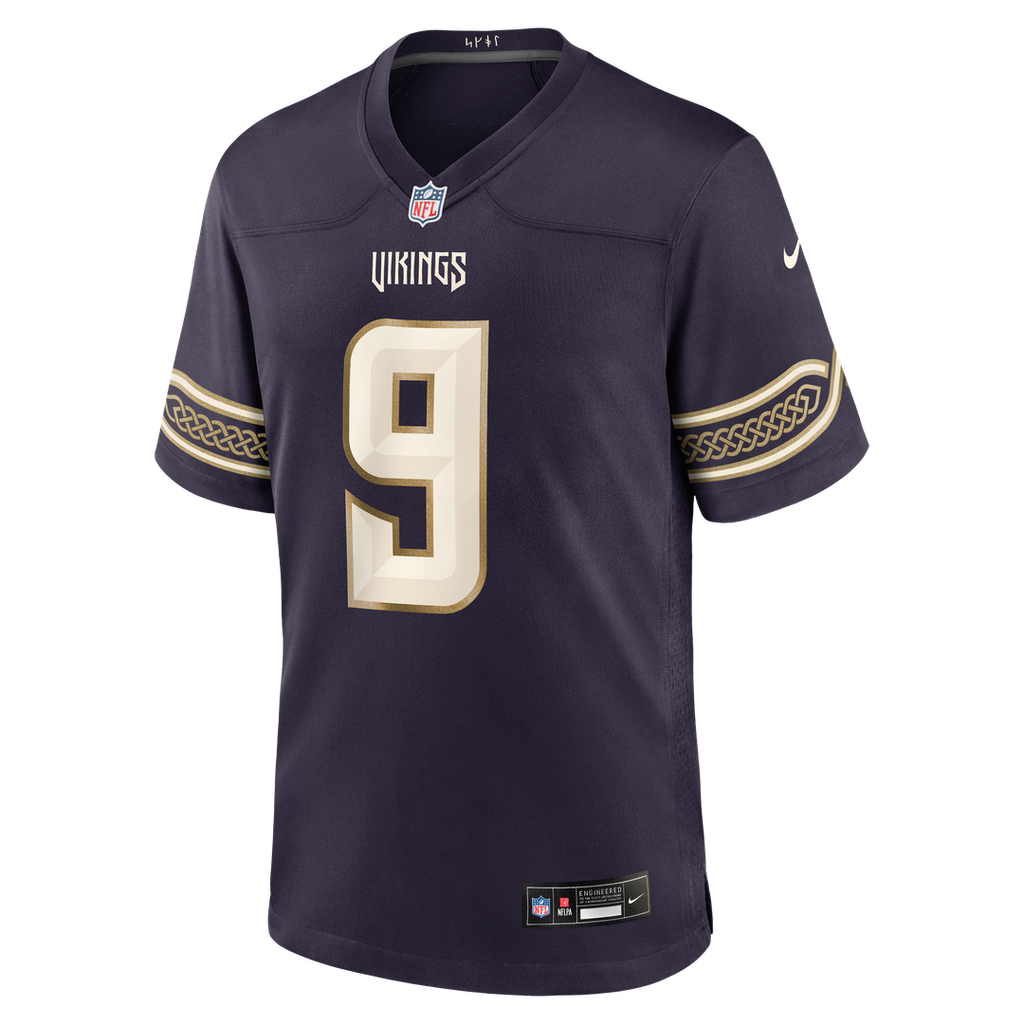 J.J McCarthy Minnesota Vikings 2026 Rivalries Collection Game Jersey - Purple