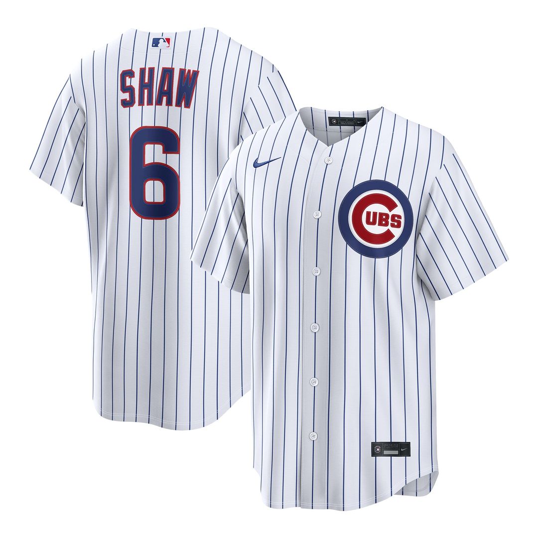 Chicago Cubs Matt Shaw Nike White Home Replica Jersey