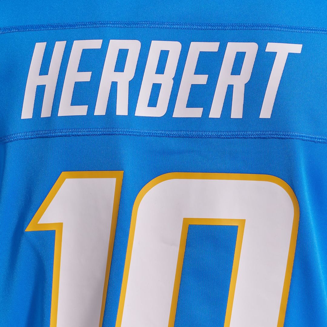 Justin Herbert Los Angeles Chargers Alternate Super Chargers Game Jersey - Navy