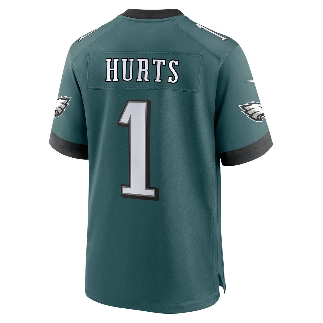 Jalen Hurts Philadelphia Eagles Game Jersey - Midnight Green