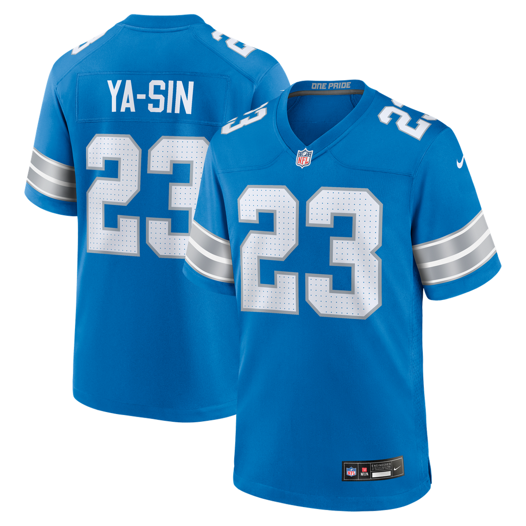 Rock Ya-Sin Detroit Lions Game Jersey - Blue