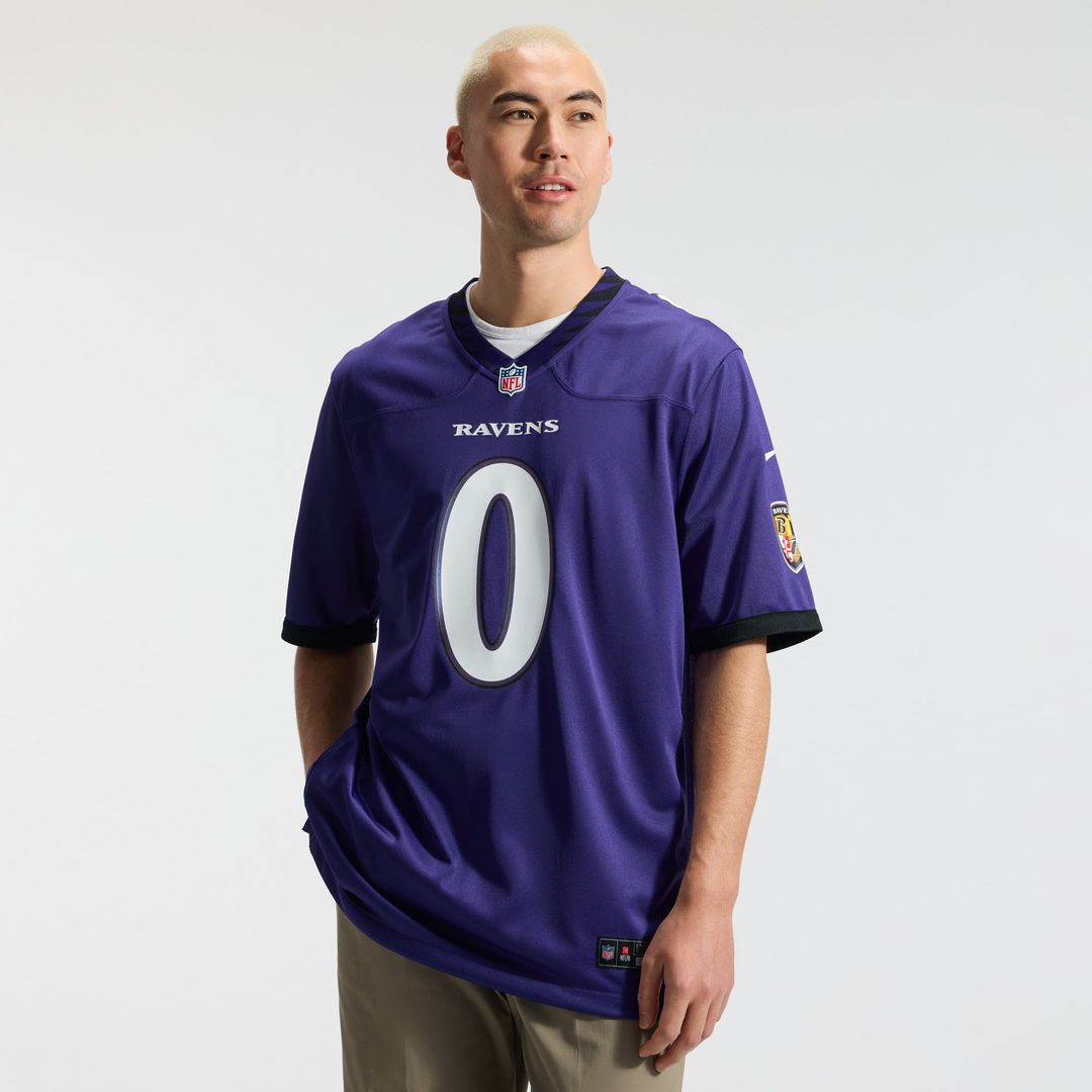 Roquan Smith Baltimore Ravens Game Jersey - Purple