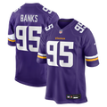 Caleb Banks Minnesota Vikings Game Jersey - Purple