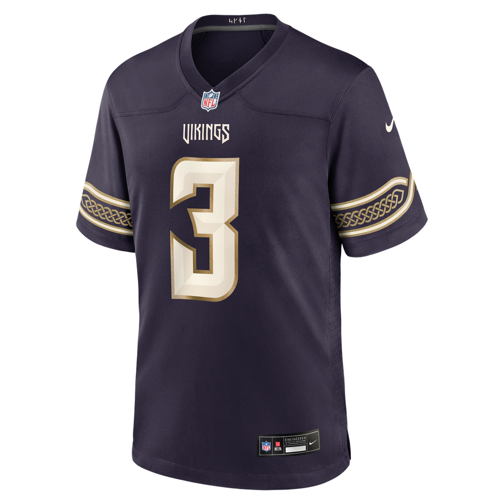 Jordan Addison Minnesota Vikings 2026 Rivalries Collection Game Jersey - Purple