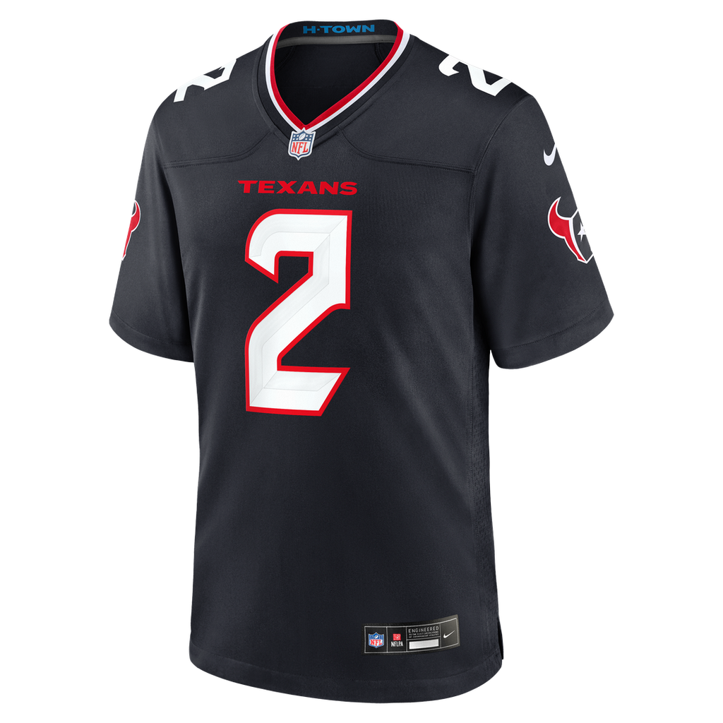 Calen Bullock Houston Texans Game Jersey - Navy