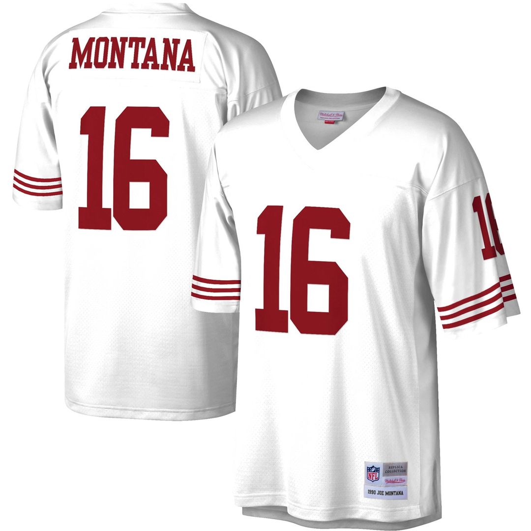 Joe Montana San Francisco 49ers 1990 Legacy Replica Jersey - White