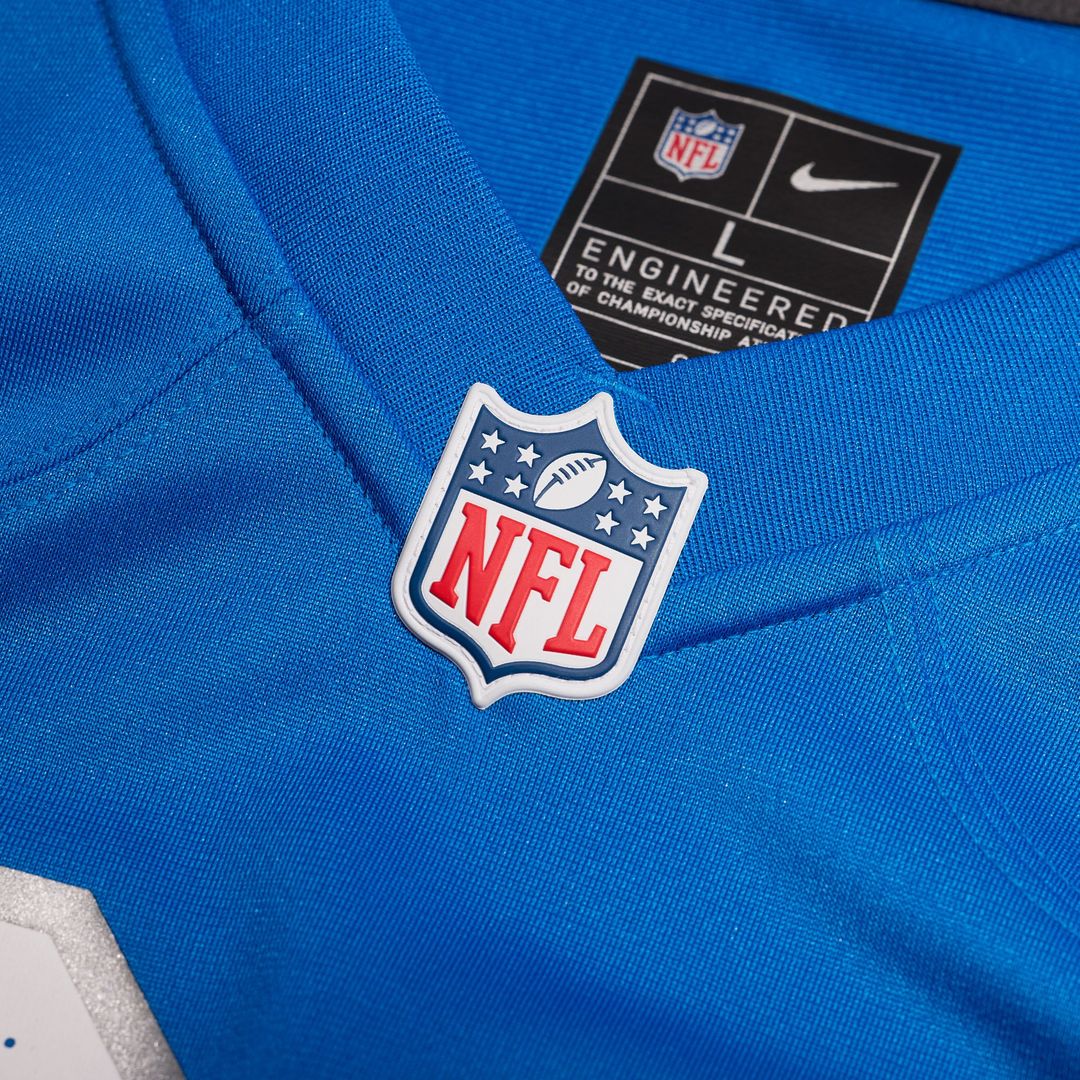 Jake Bates Detroit Lions Game Jersey - Blue