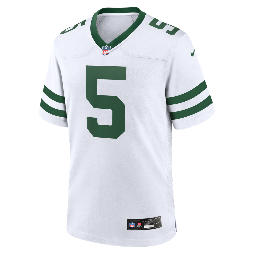 Garrett Wilson New York Jets Game Jersey - Legacy White