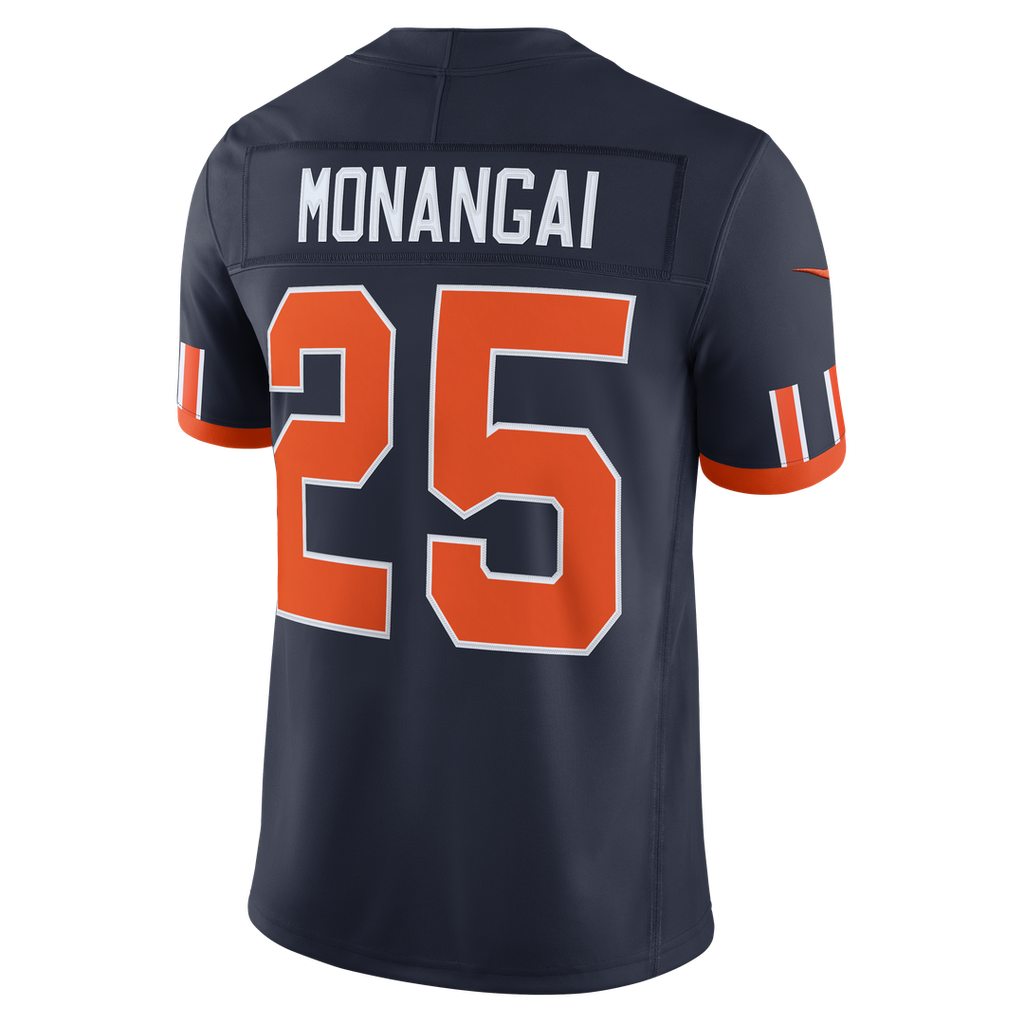 Kyle Monangai Chicago Bears 2026 Rivalries Collection Stitched Limited Jersey - Navy