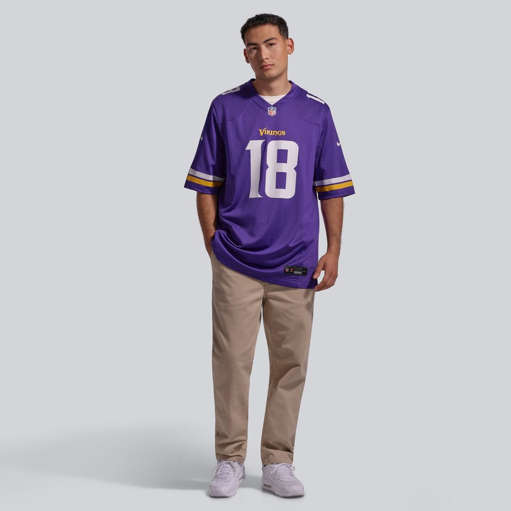 Justin Jefferson Minnesota Vikings Game Jersey - White