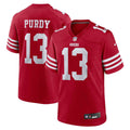 Brock Purdy San Francisco 49ers Game Jersey - Scarlet