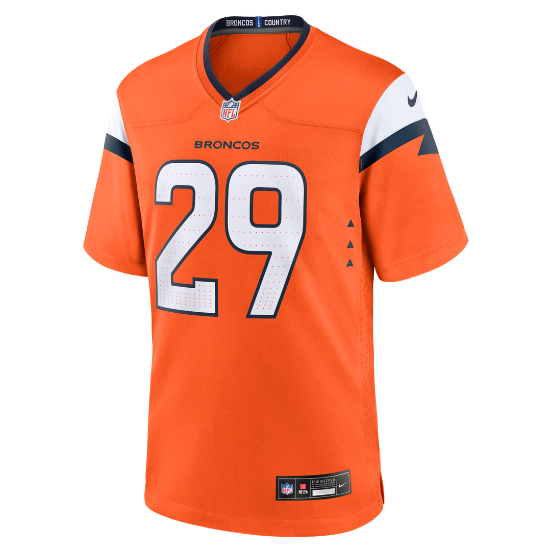 Ja'Quan McMillian Denver Broncos Game Jersey - Orange
