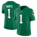 Jalen Hurts Philadelphia Eagles Alternate Vapor F.U.S.E. Stitched Limited Jersey - Kelly Green