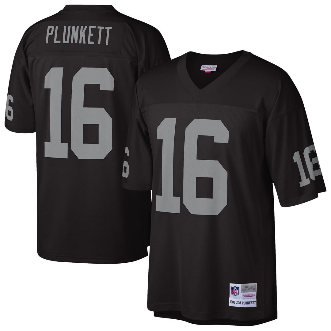Jim Plunkett Oakland Raiders 1980 Legacy Replica Jersey - Black