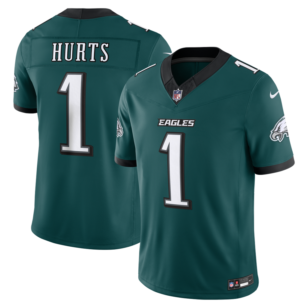 Jalen Hurts Philadelphia Eagles Vapor F.U.S.E. Stitched Limited Jersey - Midnight Green