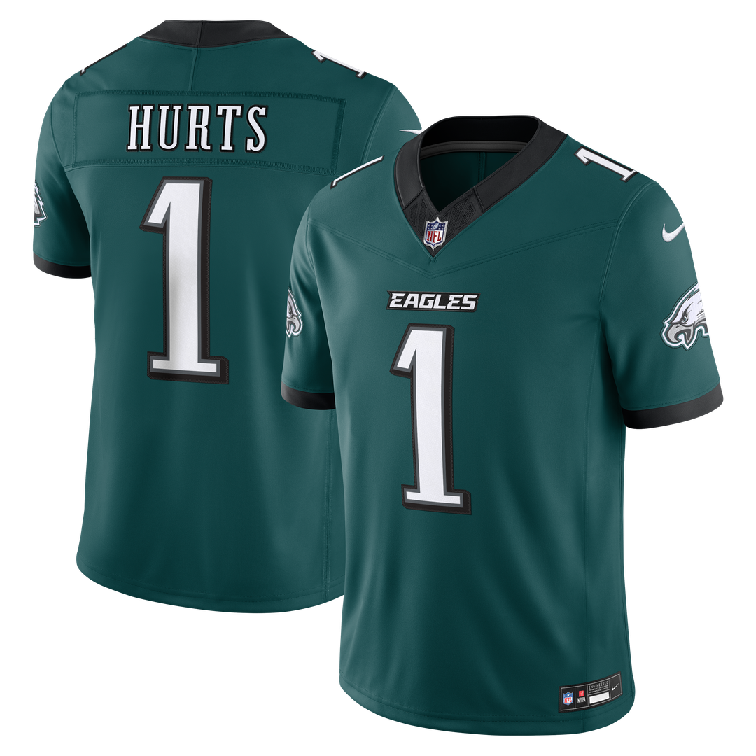 Jalen Hurts Philadelphia Eagles Vapor F.U.S.E. Stitched Limited Jersey - Midnight Green