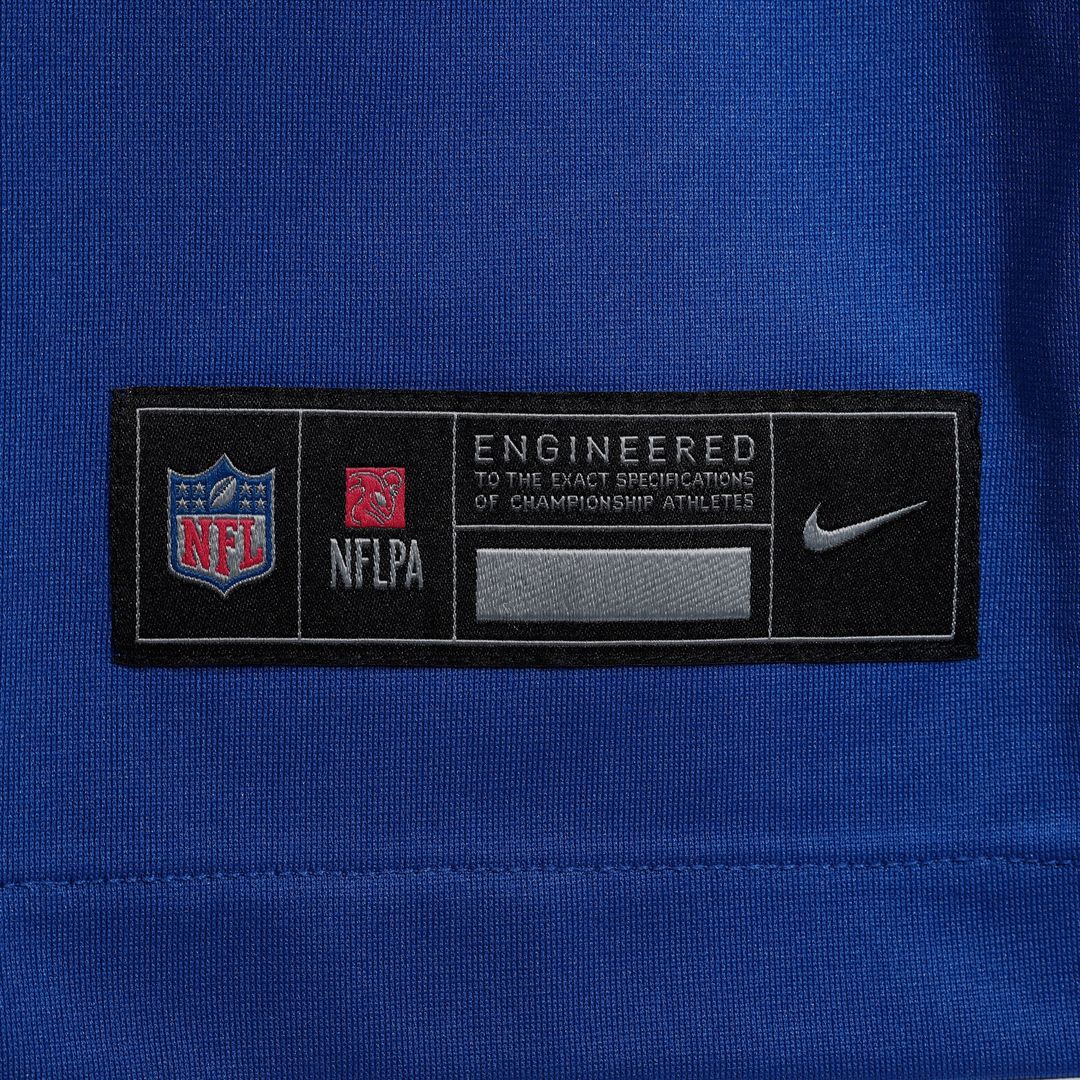 Number 1 Groom New York Giants Game Jersey - Royal Blue