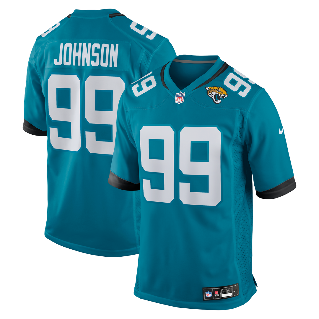 Austin Johnson Jacksonville Jaguars Game Jersey - Teal