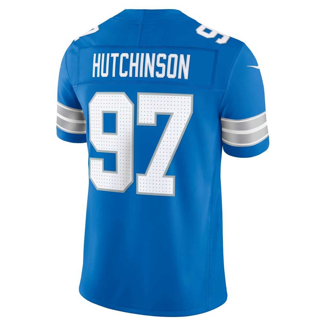 Aidan Hutchinson Detroit Lions Vapor F.U.S.E. Stitched Limited Jersey - White