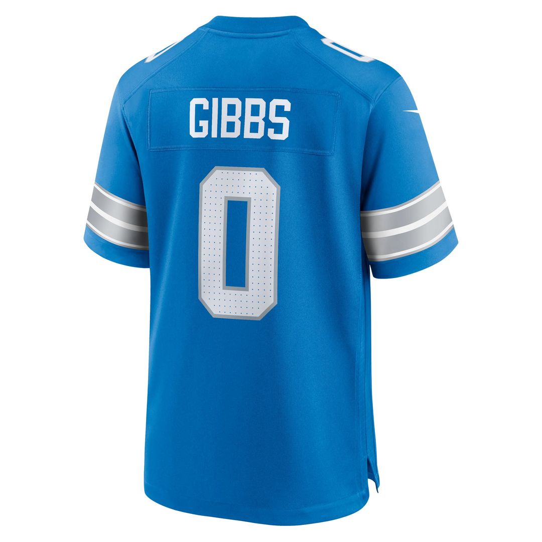 Jahmyr Gibbs Detroit Lions Game Jersey - White
