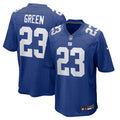 Art Green New York Giants Game Jersey - Royal Blue