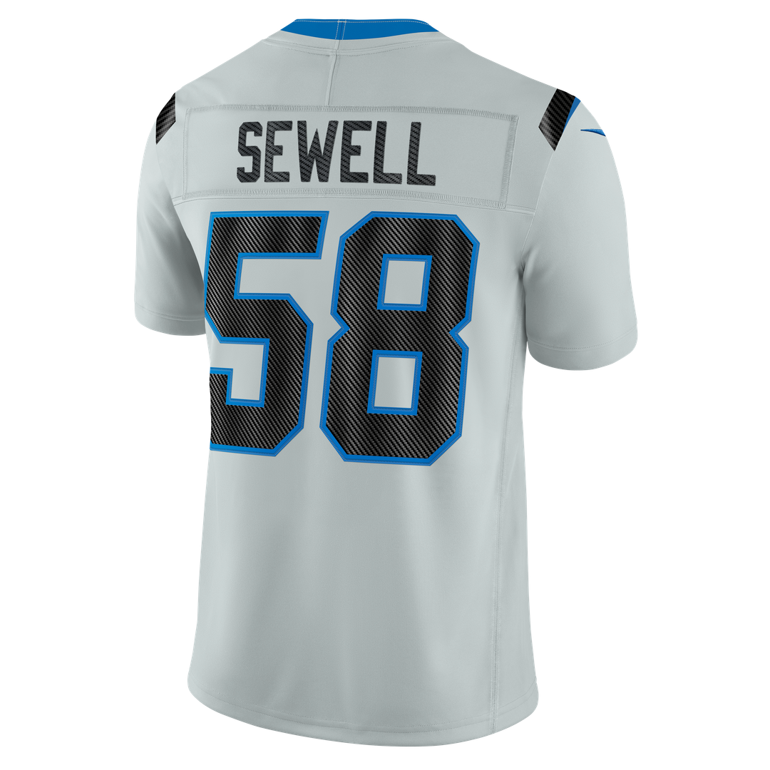Penei Sewell Detroit Lions 2026 Rivalries Collection Stitched Limited Jersey - Silver