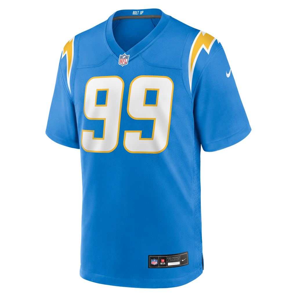 Jamaree Caldwell Los Angeles Chargers Game Jersey - Powder Blue