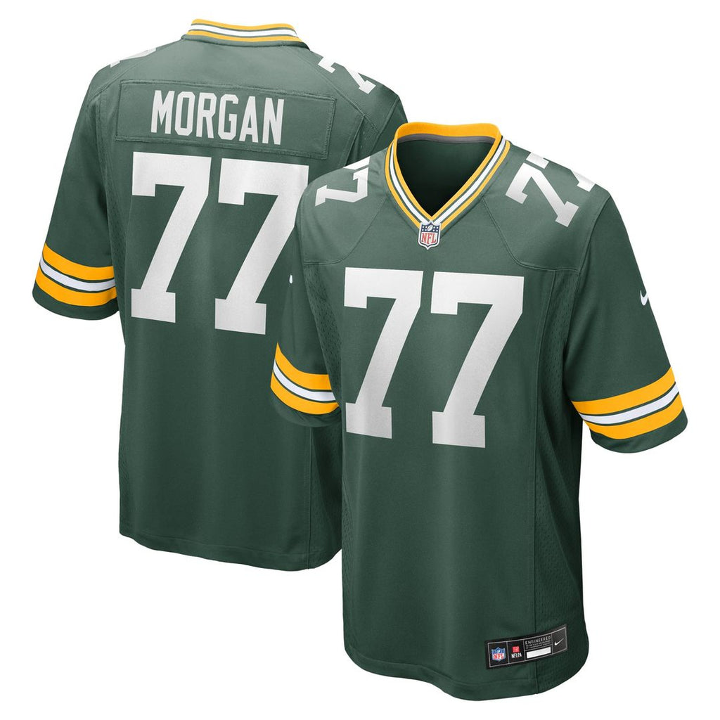 Jordan Morgan Green Bay Packers Game Jersey - Green