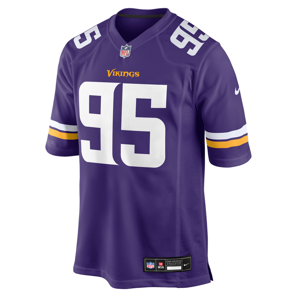 Caleb Banks Minnesota Vikings Game Jersey - Purple
