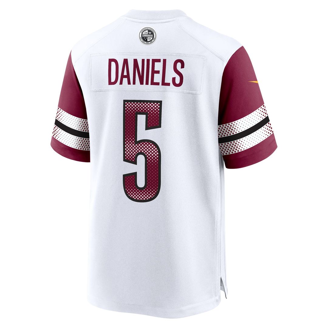 Jayden Daniels Washington Commanders Game Jersey - Burgundy