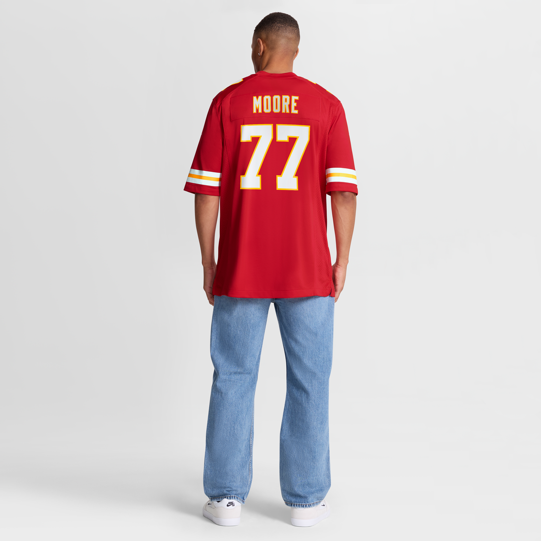 Jaylon Moore Kansas City Chiefs Game Jersey - Red