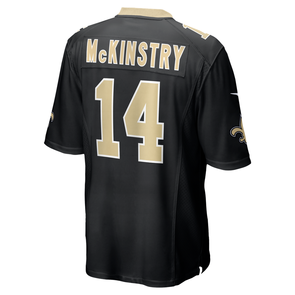 Ga'Quincy McKinstry New Orleans Saints Game Jersey - Black