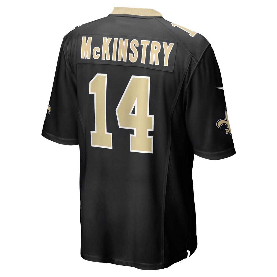 Ga'Quincy McKinstry New Orleans Saints Game Jersey - Black