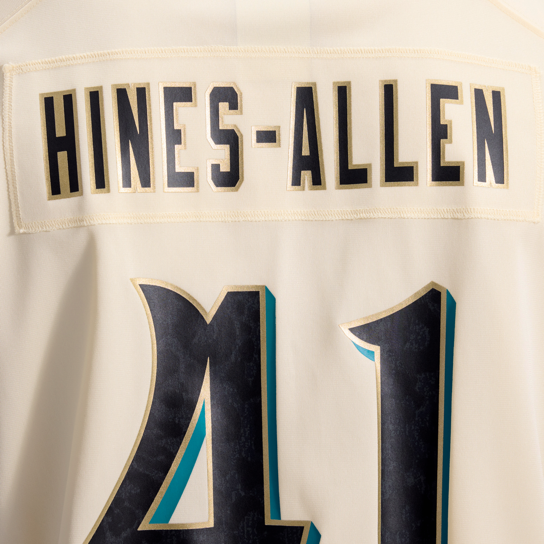 Josh Hines-Allen Jacksonville Jaguars 2026 Rivalries Collection Game Jersey - Natural