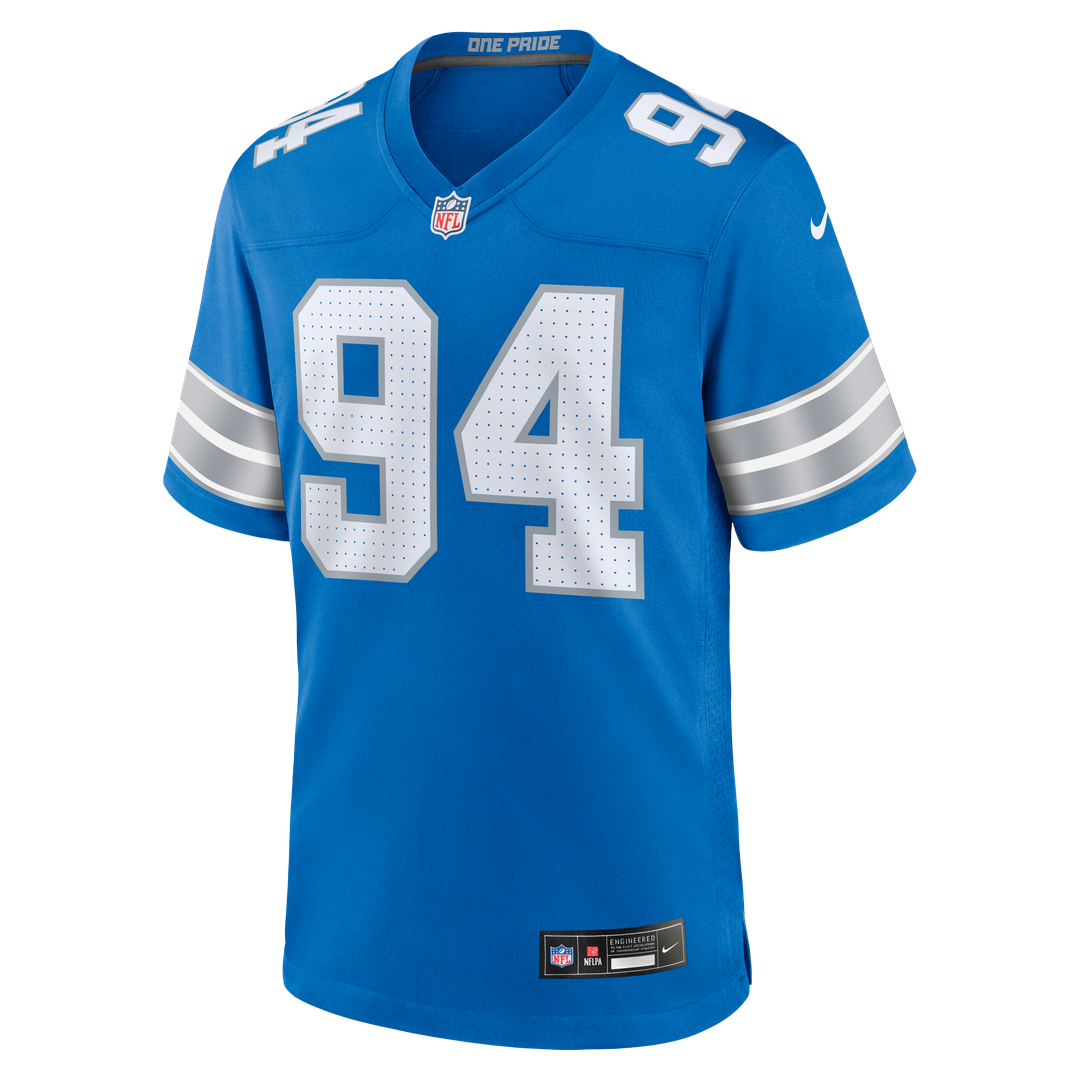Mekhi Wingo Detroit Lions Game Jersey - Blue