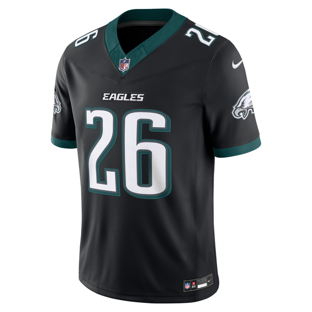 Saquon Barkley Philadelphia Eagles Alternate Vapor F.U.S.E. Stitched Limited Jersey - Black