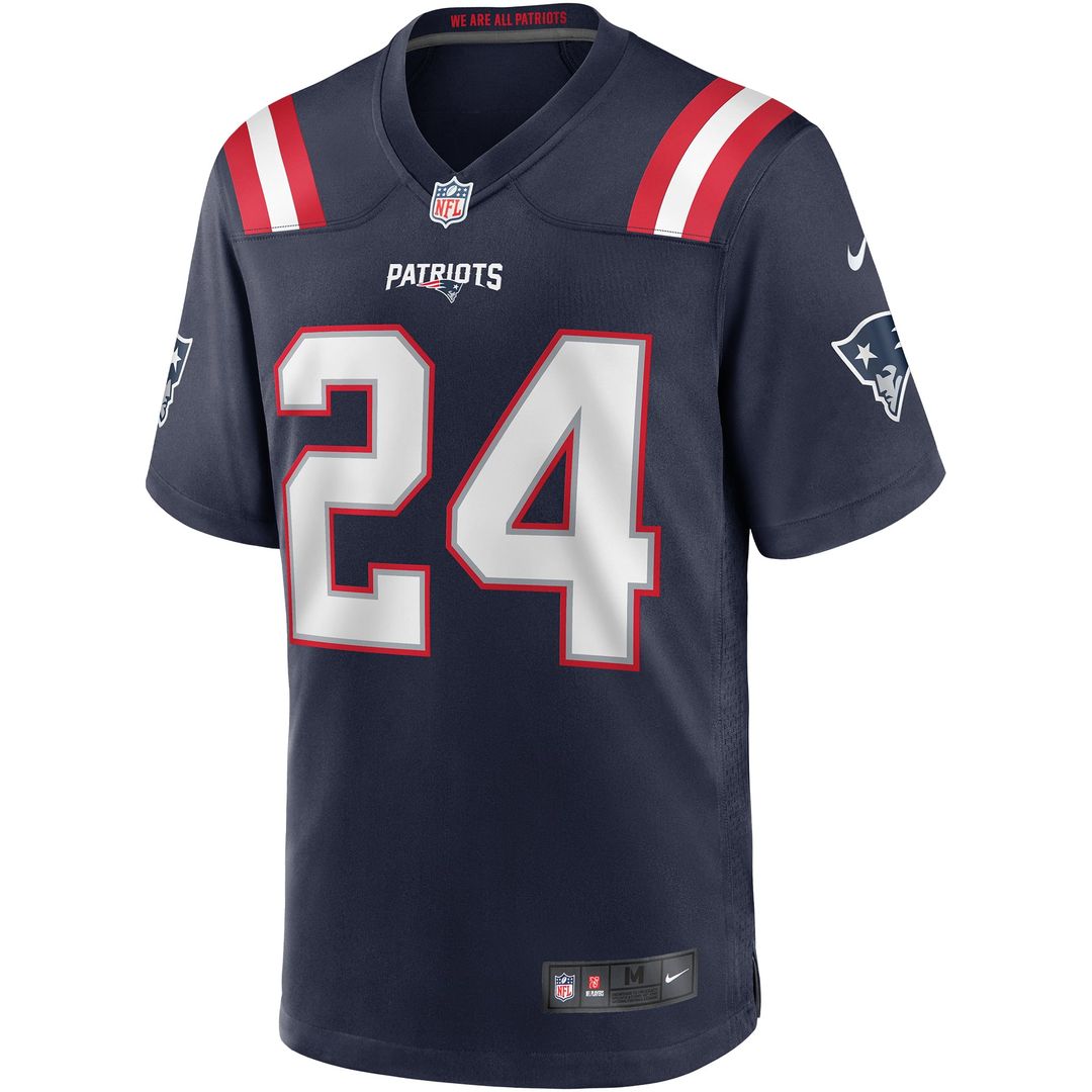Ty Law New England Patriots Game Jersey - Navy
