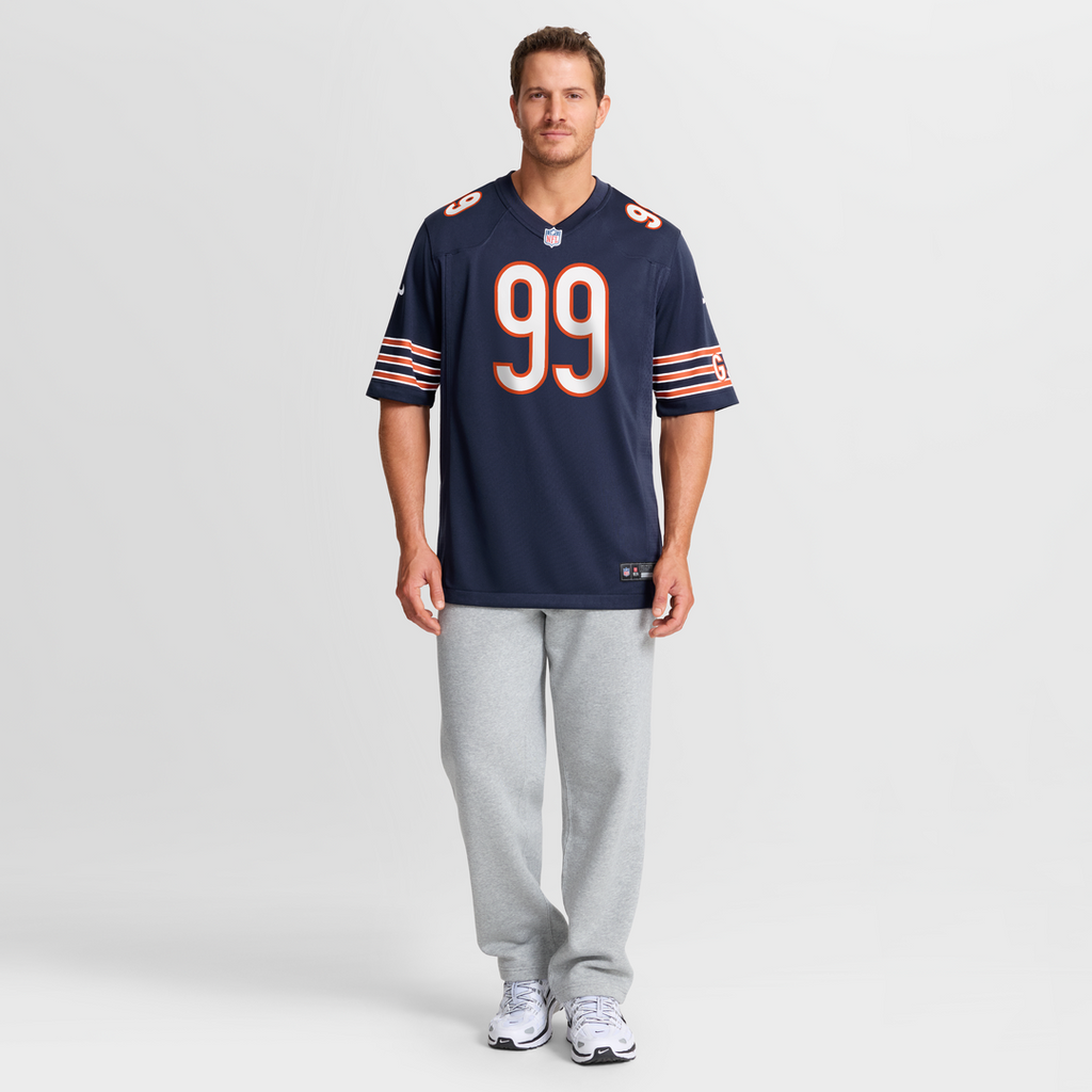 Gervon Dexter Sr Chicago Bears Game Jersey - Navy