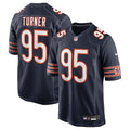Shemar Turner Chicago Bears Game Jersey - Navy