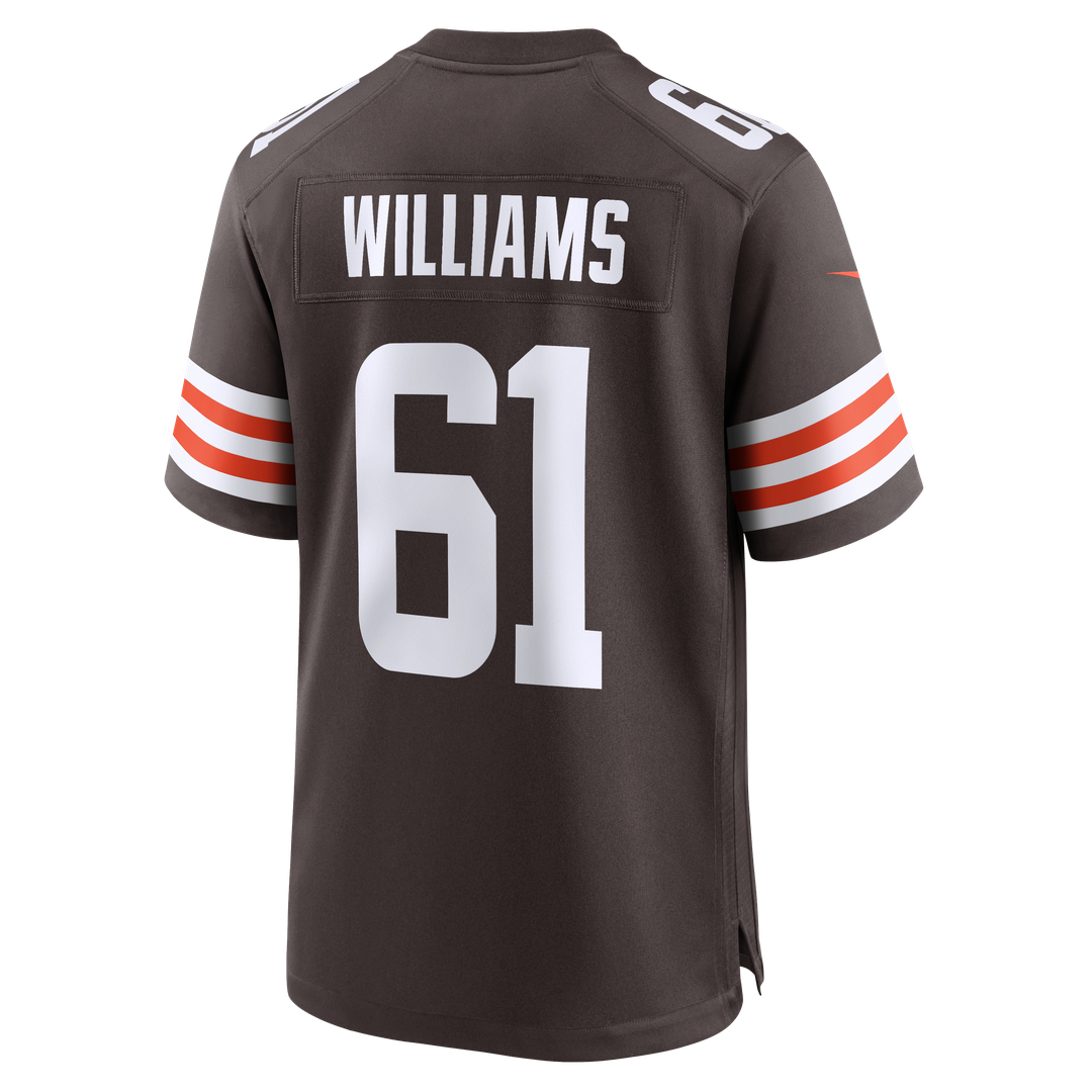 Chris Williams Cleveland Browns Game Jersey - Brown