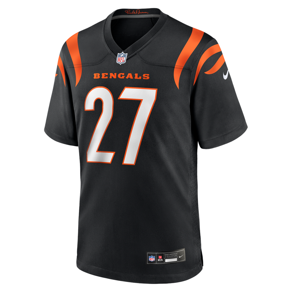 Jordan Battle Cincinnati Bengals Game Jersey - Black
