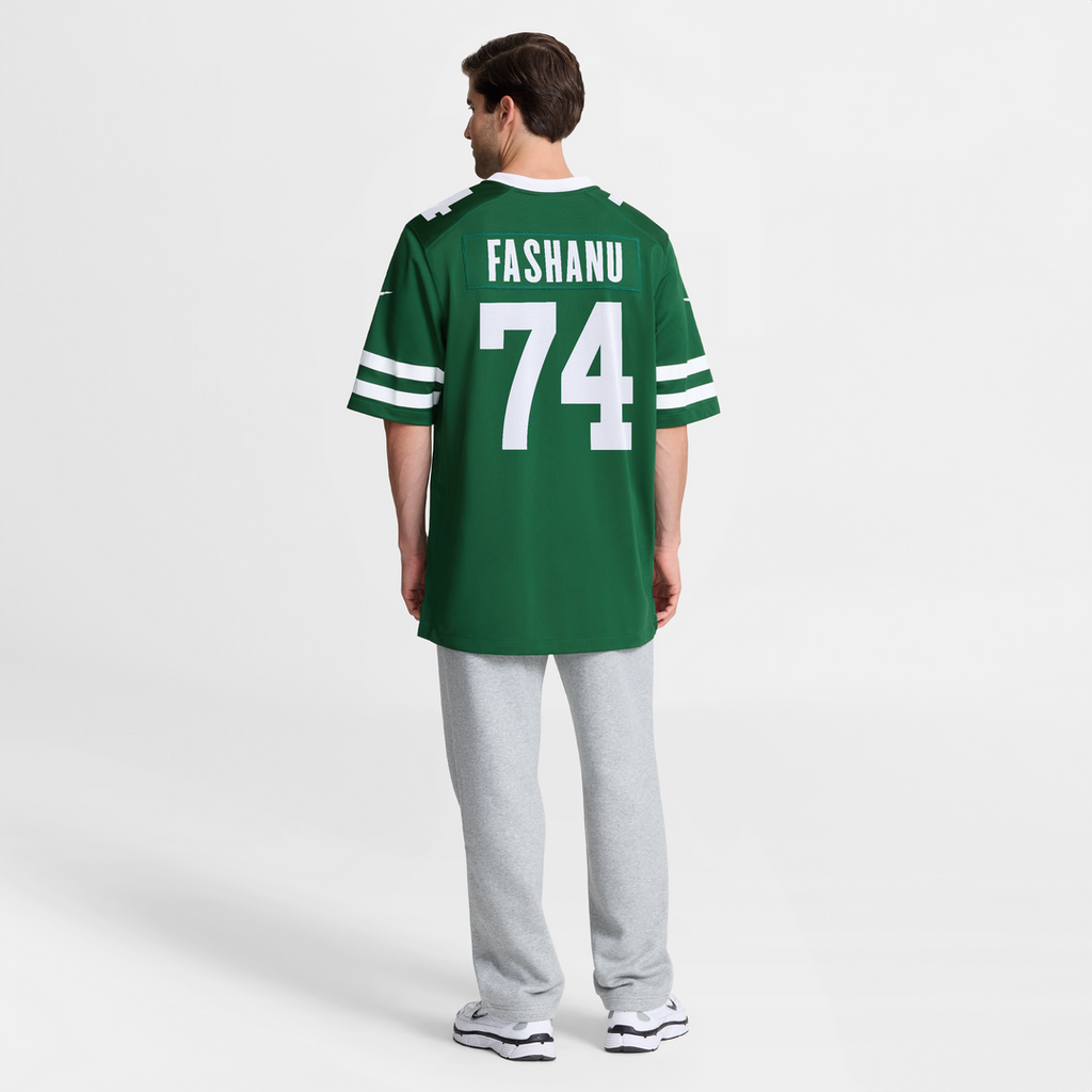 Olu Fashanu New York Jets Game Jersey - Gotham Green