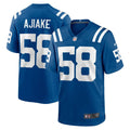 Austin Ajiake Indianapolis Colts Game Jersey - Royal Blue