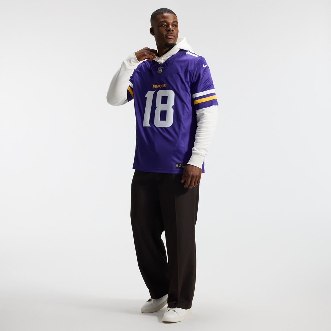 Justin Jefferson Minnesota Vikings Alternate Vapor F.U.S.E. Stitched Limited Jersey - White