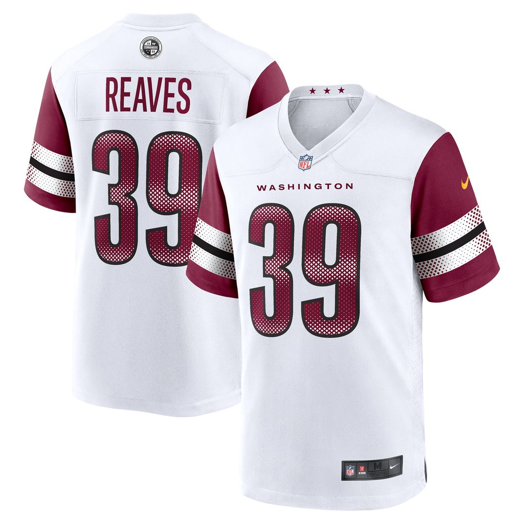 Jeremy Reaves Washington Commanders Game Jersey - Burgundy