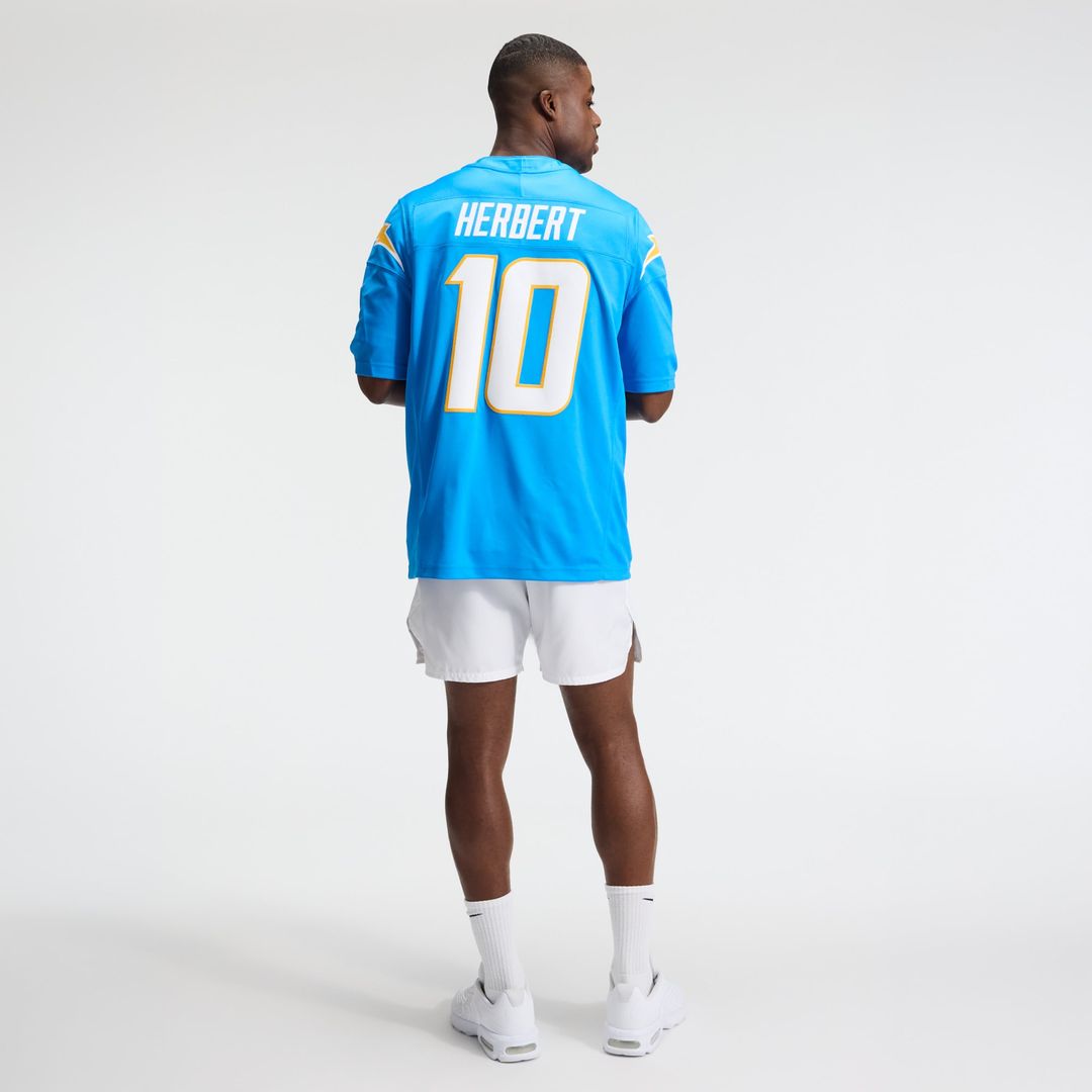 Justin Herbert Los Angeles Chargers Vapor F.U.S.E. Stitched Limited Jersey - Powder Blue