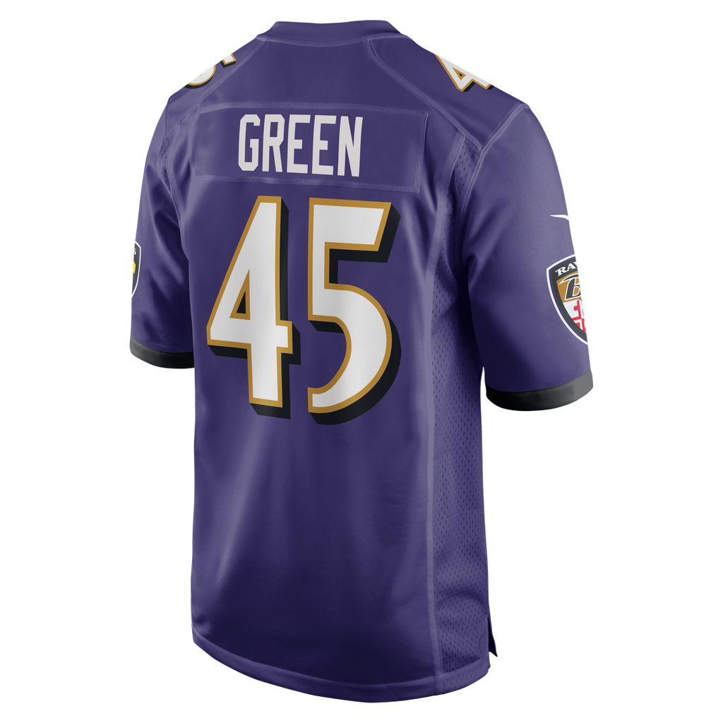 Mike Green Baltimore Ravens Game Jersey - Purple