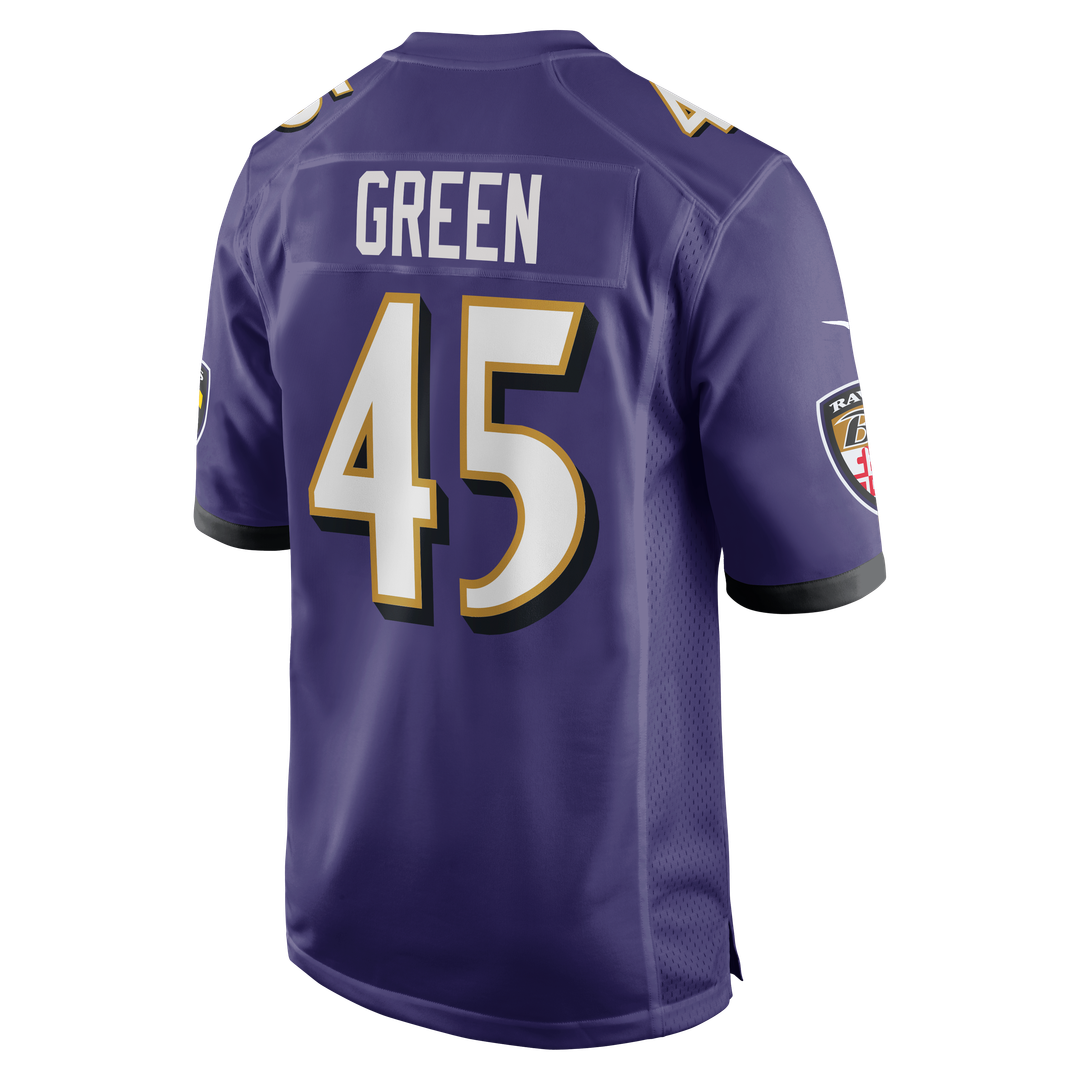 Mike Green Baltimore Ravens Game Jersey - Purple
